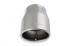 Exhaust Tip Exhaust Tip 4.00 Inch Rolled Angle Polished SS Fits 3.00 Inch Tubing Weld On Flowmaster