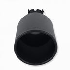 Exhaust Tip Exhaust Tip 4.5 Inch Black Angle Cut Fits 2.5 Inch Tubing, 11.00-In Long Clamp On Flowmaster