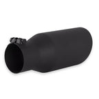 Exhaust Tip Exhaust Tip 4.5 Inch Black Angle Cut Fits 3.0 Inch Tubing, 11.00-In Long Clamp On Flowmaster