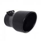 Exhaust Tip Exhaust Tip 4.5 Inch Black Angle Cut Fits 3.0 Inch Tubing, 7.00-In Long Clamp On Flowmaster
