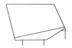 Jeep YJ Upper Steel Door Frames Pair For 87-95 Wrangler YJ Black Powdercoat MasterTop