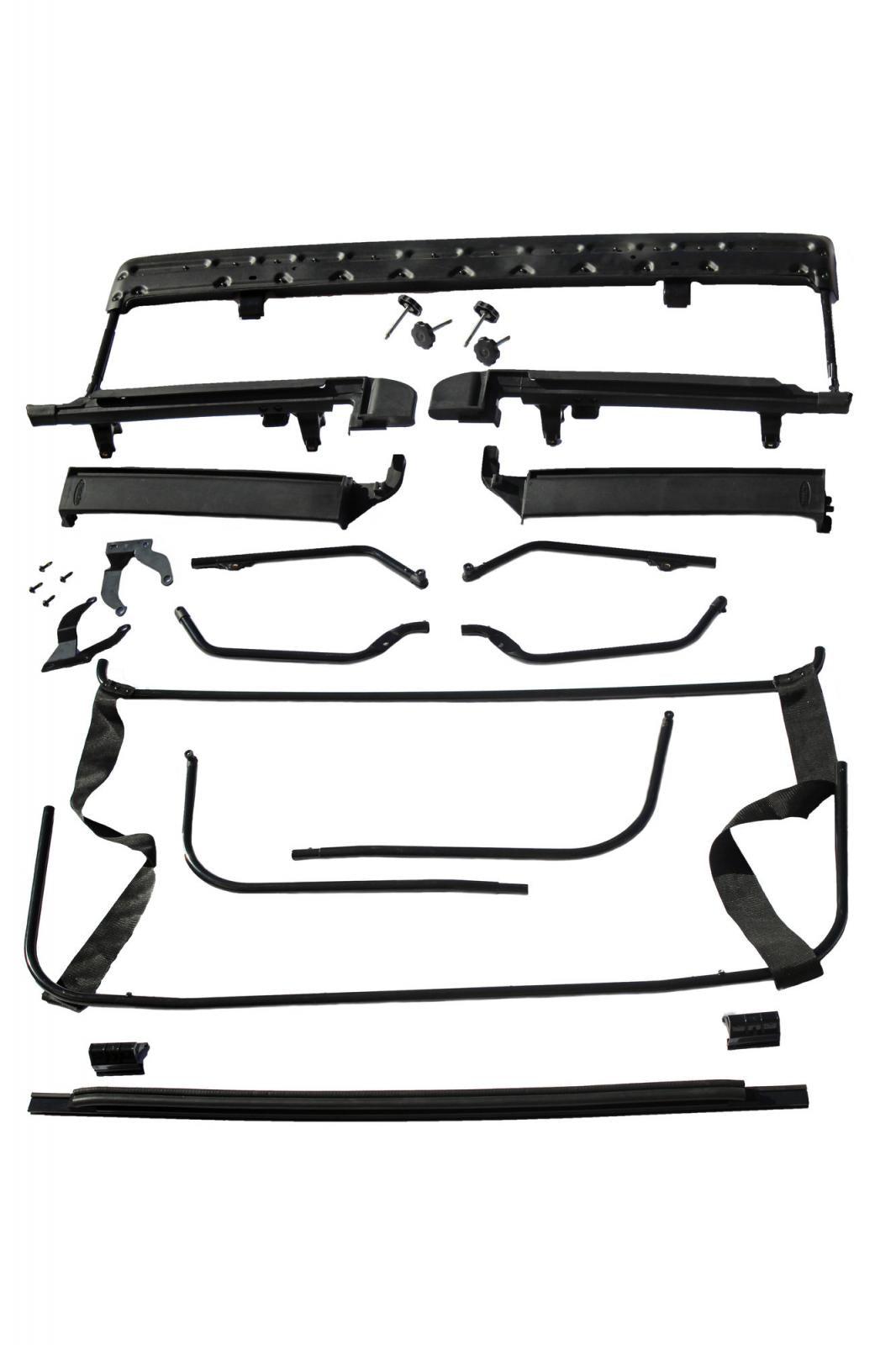 Complete Soft top Hardware Kit 07-2018 2 Dr. JK Wrangler MasterTop