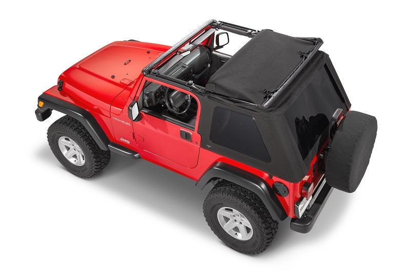 Jeep TJ SkyMaster Fastback Complete Top 04-06 Wrangler TJ Unlimited Black Diamond MasterTop