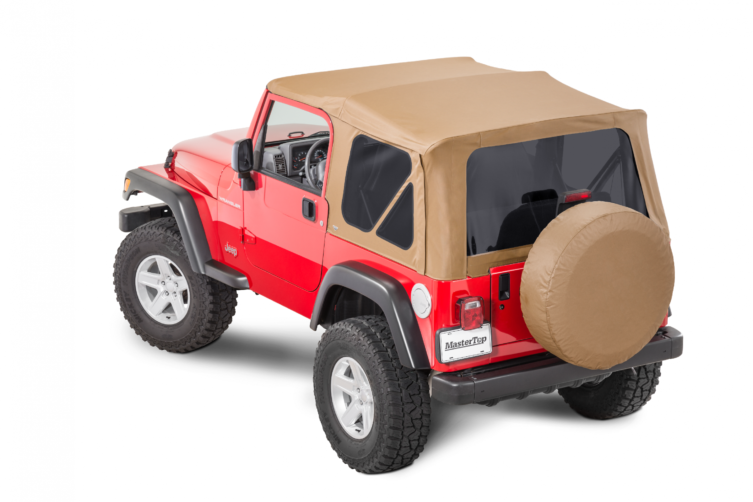 Jeep TJ SkyMaster Fastback Complete Top 04-06 Wrangler TJ Unlimited Spice Diamond MasterTop