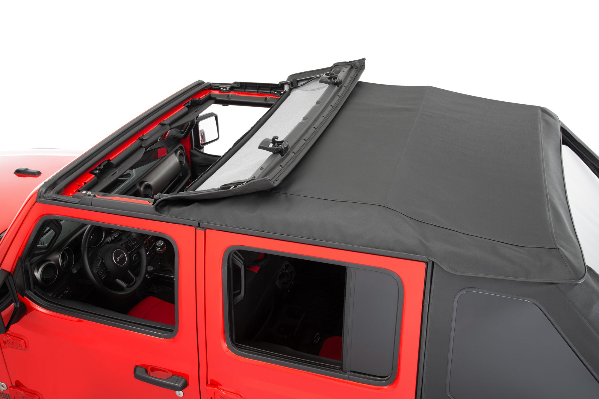 MasterTop Complete Fastback Top, 18-Present Jeep JLU Wrangler 4 Door, MasterTwill MasterTop