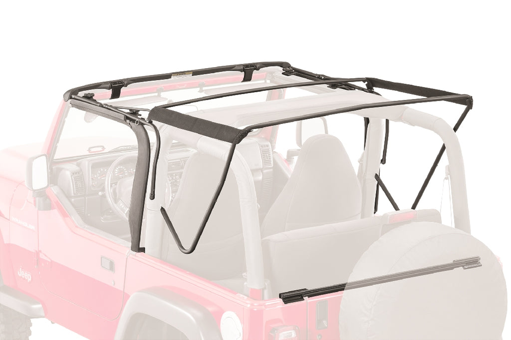 Jeep Replacement Hardware Top No Doorskins Tinted Glass For 97-06 Wrangler TJ MasterTwill MasterTop