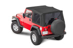 Jeep Replacement Hardware Top No Doorskins Tinted Glass For 97-06 Wrangler TJ MasterTwill MasterTop