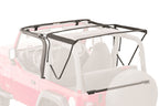 Jeep Full Hardware Top No Doorskins Tinted Glass For 97-06 Jeep Wrangler Black Diamond MasterTop