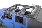 Jeep JK Full Hardware Top Tinted Glass 10-18 Wrangler JK 4 Door Black MasterTwill MasterTop