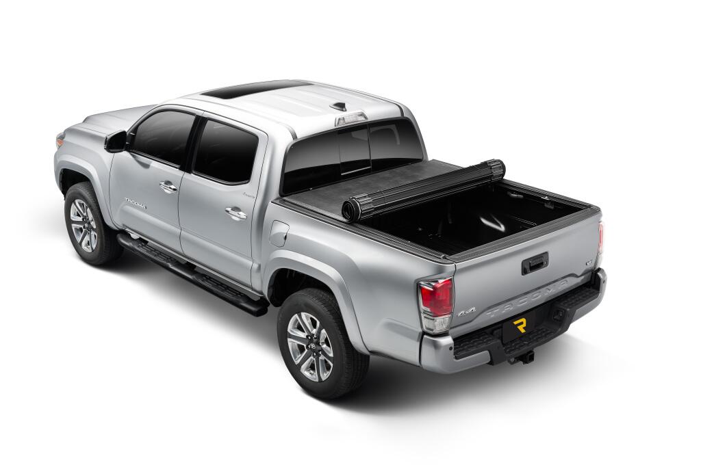 Sentry Tonneau Cover Black 2022-2026 Toyota Tundra 6 Foot 7 Inch Bed with Deck Rail System Truxedo