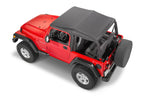 Jeep TJ Fast Back Fabric Replacement Top No Doorskins Tinted Glass 97-06 Jeep Wrangler Spice Diamond MasterTop
