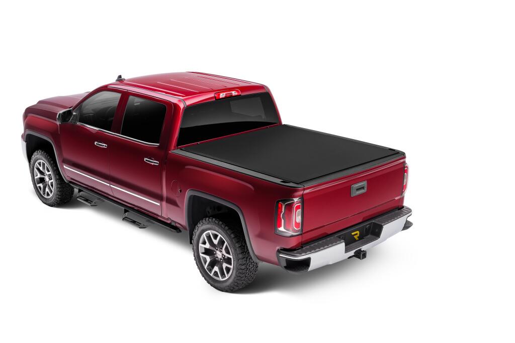 Sentry CT Tonneau Cover Black 2014-2018 (2019 Legacy/Limited) Silverado/Sierra 1500/2015-2019 2500 HD/3500 HD 6 Foot 6 Inch Bed without Sport Bar Truxedo