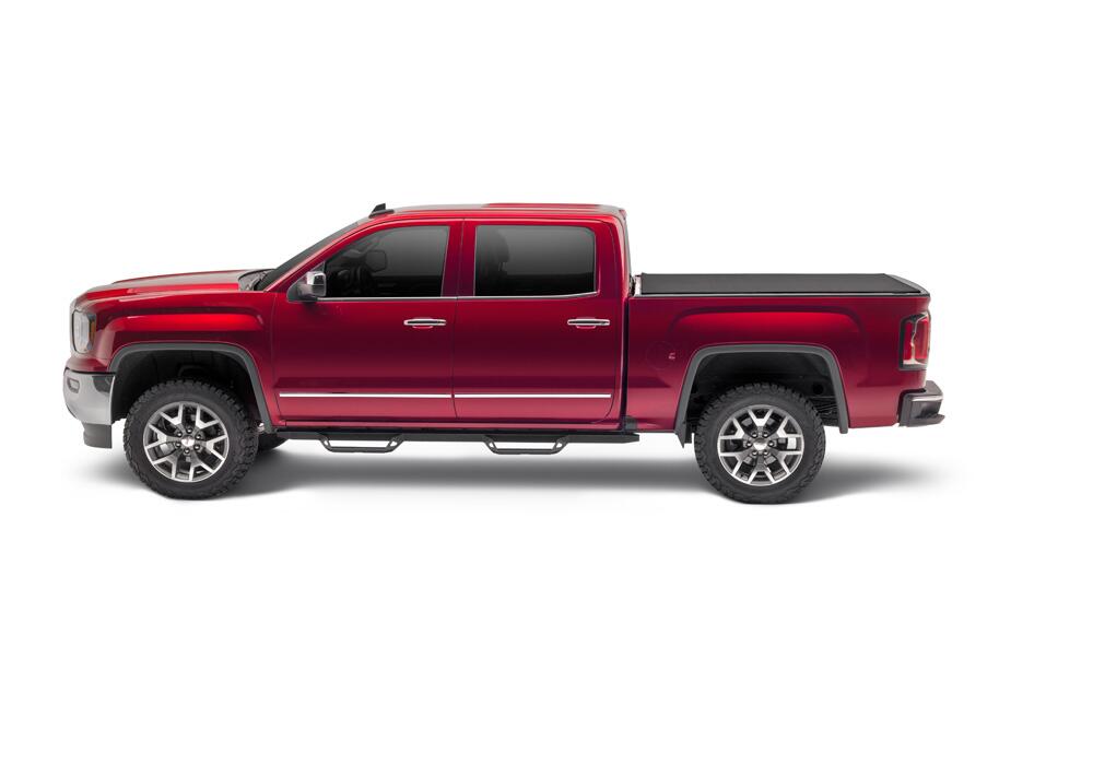Sentry CT Tonneau Cover Black 2014-2018 (2019 Legacy/Limited) Silverado/Sierra 1500/2015-2019 2500 HD/3500 HD 6 Foot 6 Inch Bed without Sport Bar Truxedo