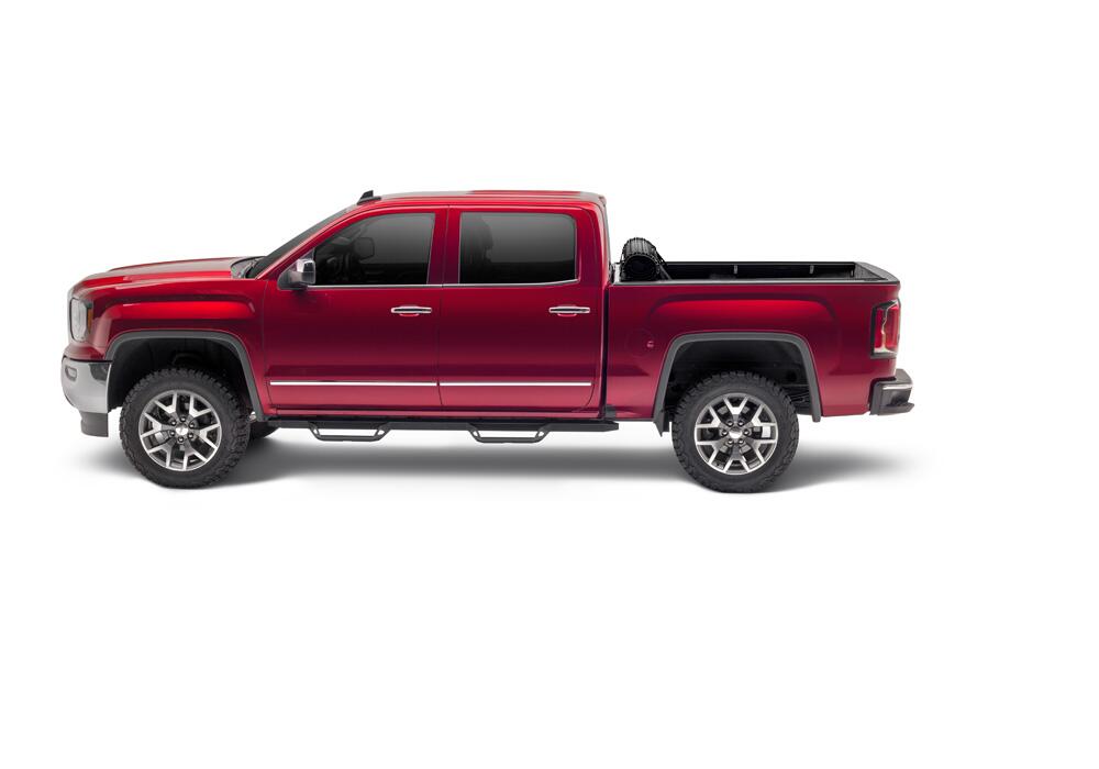 Sentry CT Tonneau Cover Black 2014-2018 (2019 Legacy/Limited) Silverado/Sierra 1500/2015-2019 2500 HD/3500 HD 6 Foot 6 Inch Bed without Sport Bar Truxedo
