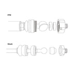 2001-2010 GM Sierra 2500 Stage 3 Forged Tie Rod Assemblies
