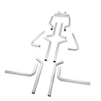 U-Fit Dual Exhaust Kit 16 Pc. Universal Dual Exhaust Tubing Kit 2.25-Inch Mandrel-Bent Aluminized Steel Tubing Flowmaster