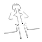 U-Fit Dual Exhaust Kit 16 Pc. Universal Dual Exhaust Tubing Kit 2.25-Inch Mandrel-Bent Aluminized Steel Tubing Flowmaster