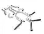U-Fit Dual Exhaust Kit 16 Pc. Universal Dual Exhaust Tubing Kit 3.00-Inch Mandrel-Bent Aluminized Steel Tubing Flowmaster