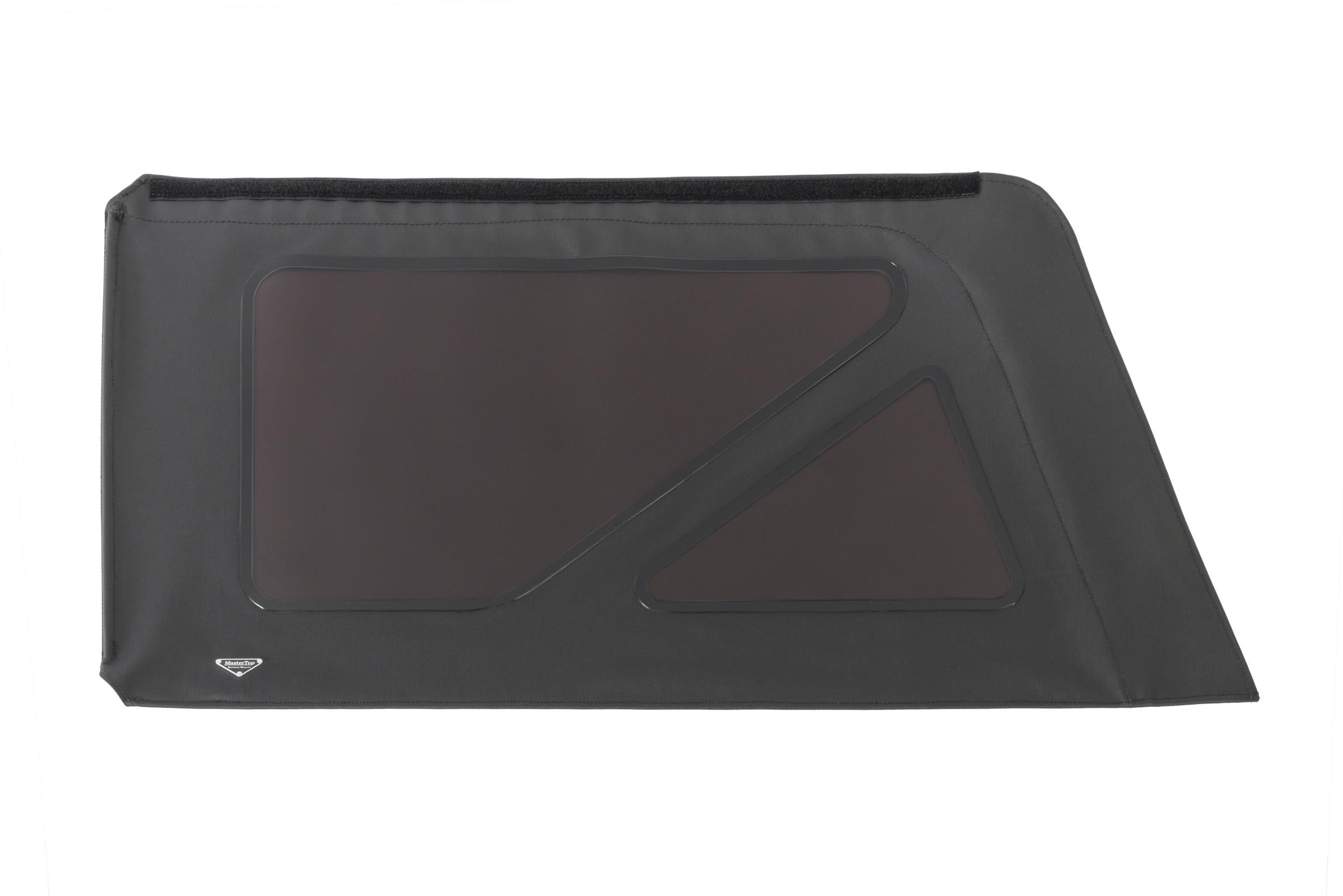 Replacement Window Kit 07-09 2DR JK Mopar Factory Top Only (2)Qtr Windows(1) Rear Window Tinted Glass Black Diamond Vinyl MasterTop