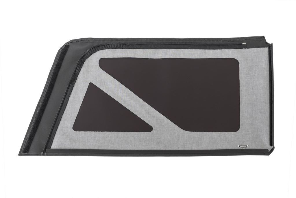 Replacement Window Kit 07-09 2DR JK Mopar Factory Top Only (2)Qtr Windows(1) Rear Window Tinted Glass Black Diamond Vinyl MasterTop