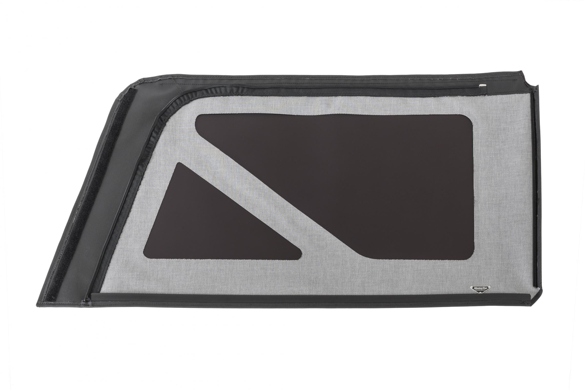 Replacement Window Kit 07-09 2DR JK Mopar Factory Top Only (2)Qtr Windows(1) Rear Window Tinted Glass Black Diamond Vinyl MasterTop