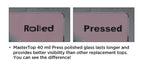 Replacement Window Kit 07-09 2DR JK Mopar Factory Top Only (2)Qtr Windows(1) Rear Window Tinted Glass Black Diamond Vinyl MasterTop