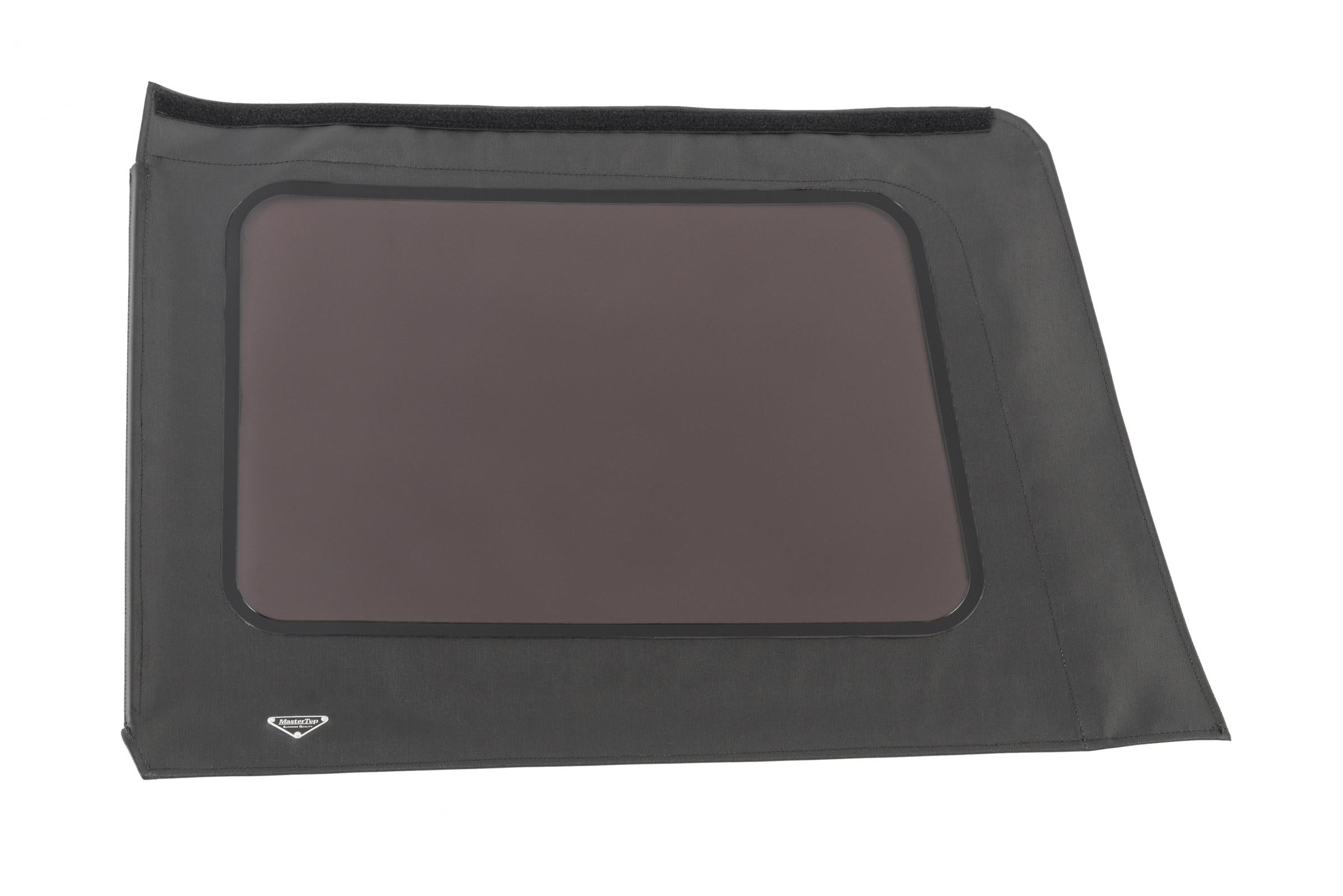 Replacement Window Kit 07-09 4DR JKU Mopar Factory Top Only (2)Qtr Windows(1) Rear Window Tinted Glass Black Diamond Vinyl MasterTop