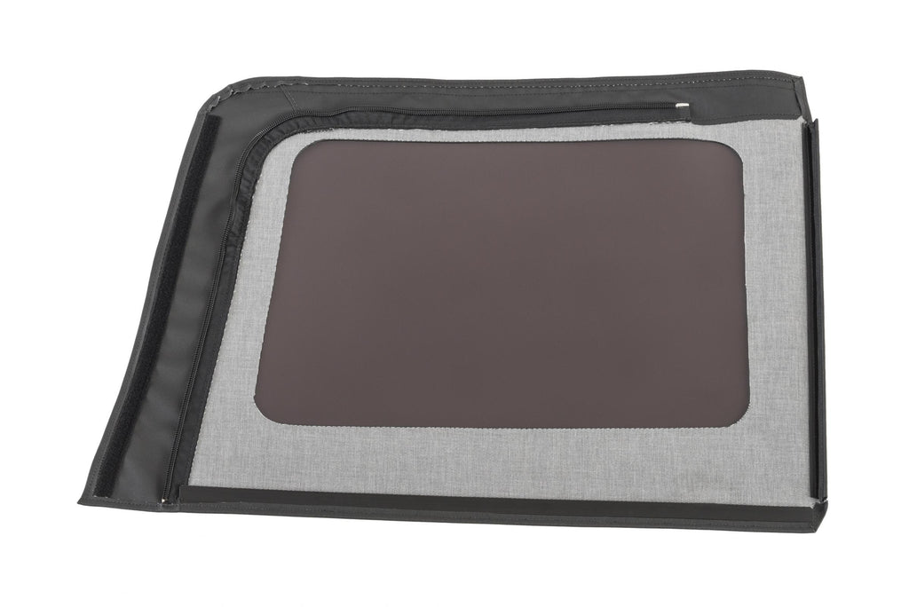 Replacement Window Kit 07-09 4DR JKU Mopar Factory Top Only (2)Qtr Windows(1) Rear Window Tinted Glass Black Diamond Vinyl MasterTop