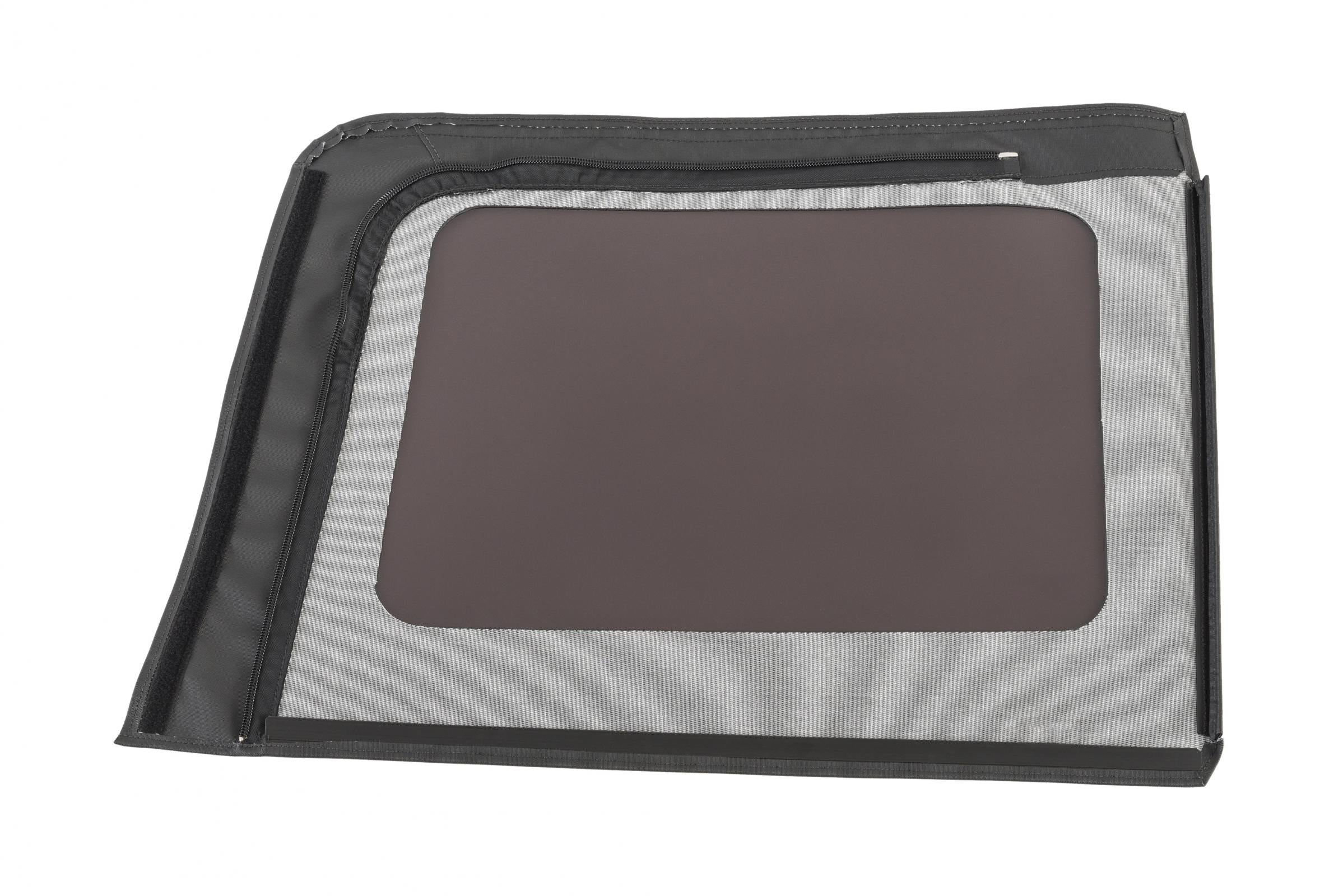 Replacement Window Kit 07-09 4DR JKU Mopar Factory Top Only (2)Qtr Windows(1) Rear Window Tinted Glass Black Diamond Vinyl MasterTop