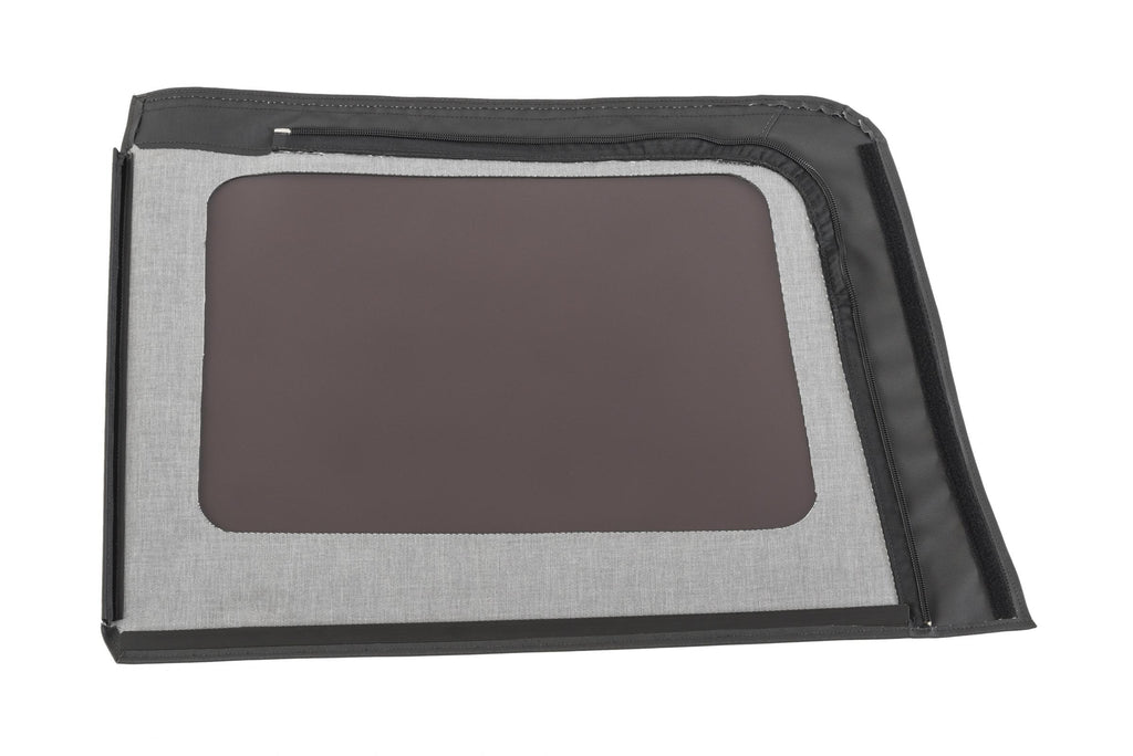 Replacement Window Kit 07-09 4DR JKU Mopar Factory Top Only (2)Qtr Windows(1) Rear Window Tinted Glass Black Diamond Vinyl MasterTop
