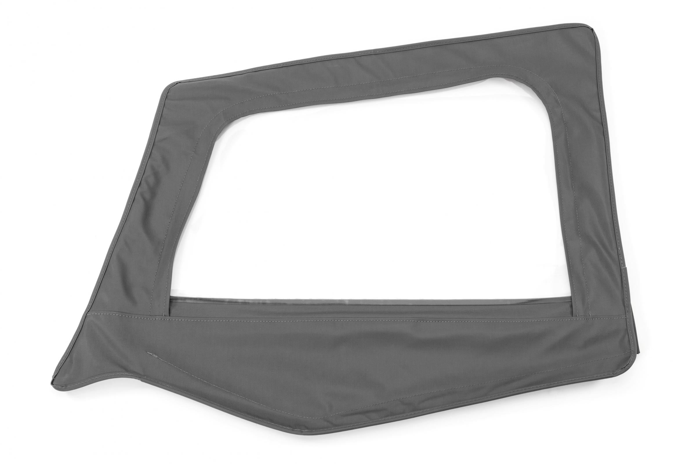 Jeep Fabric Replacement Upper Door Skins For 88-95 Wrangler YJ Black Diamond Pair MasterTop