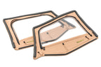 Jeep Fabric Replacement Upper Door Skins & Frame For 88-95 Wrangler YJ Spice Diamond Pair MasterTop