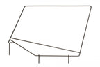Jeep Fabric Replacement Upper Door Skins & Frame For 88-95 Wrangler YJ Spice Diamond Pair MasterTop