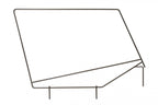 Jeep Fabric Replacement Upper Door Skins & Frame For 88-95 Wrangler YJ Black Diamond Pair MasterTop