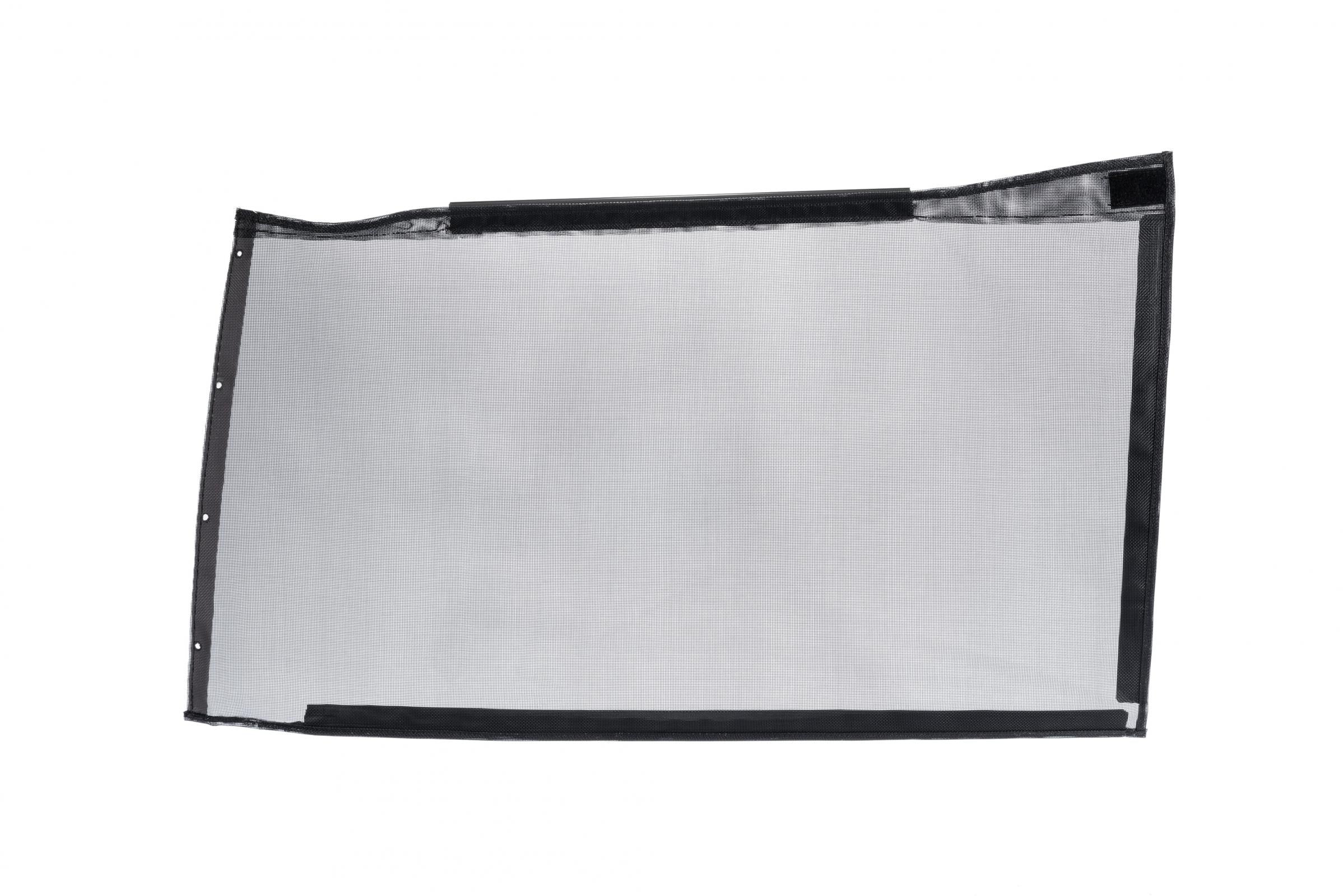 Mesh Trail Screens 2018-2024  4 Dr JLU Wrangler with Factory Soft Top 3 Piece Kit Black Mesh MasterTop