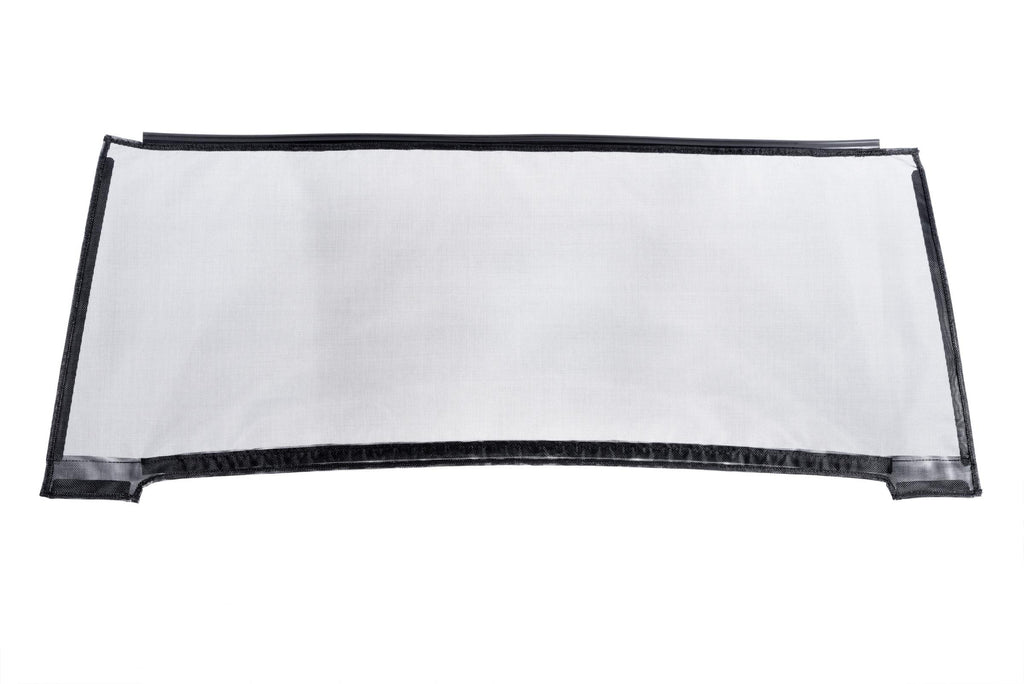 Mesh Trail Screens 2018-2024  4 Dr JLU Wrangler with Factory Soft Top 3 Piece Kit Black Mesh MasterTop