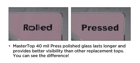 Full View Window Repair System 2018-Current 2 & 4 Dr JL & JLU Rear Window Tinted Glass MasterTop