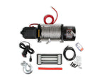 17,000 Lbs 12 Volt Electric Winch w/ Metal Cable & Roller Fairlead Anvil Off-Road