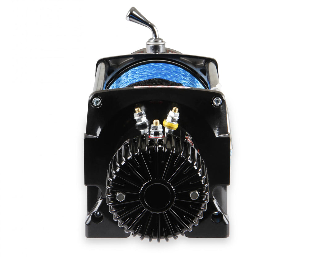 17,000 Lb 12 Volt Electric Winch with Synthetic Rope and Aluminum Fairlead Anvil Off-Road