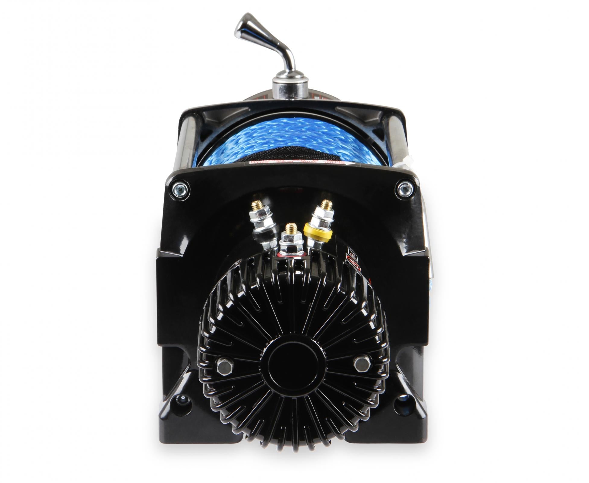 17,000 Lb 12 Volt Electric Winch with Synthetic Rope and Aluminum Fairlead Anvil Off-Road