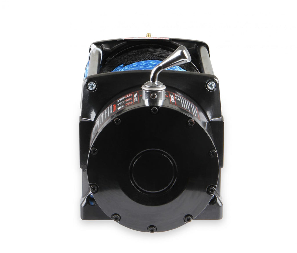 17,000 Lb 12 Volt Electric Winch with Synthetic Rope and Aluminum Fairlead Anvil Off-Road