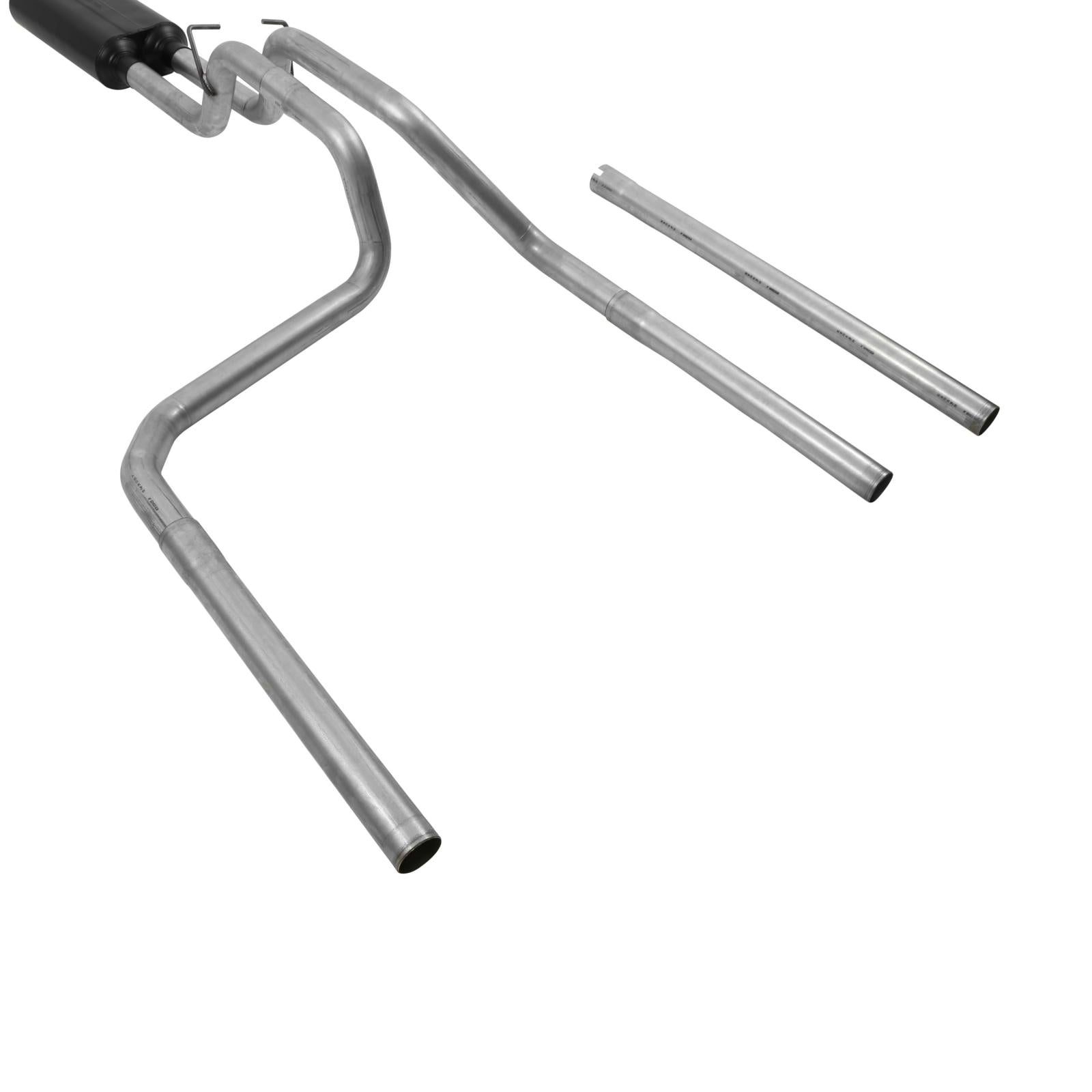 American Thunder Cat-Back Exhaust System 1994-2001 Dodge Ram 1500 With 3.9L, 5.2L Or 5.9L Engines 1994-2002 2500/3500 With 5.9L Engine Fits 2/4 Wheel Drive Models And All Wheelbases Aggressive To Moderate Sound Flowmaster