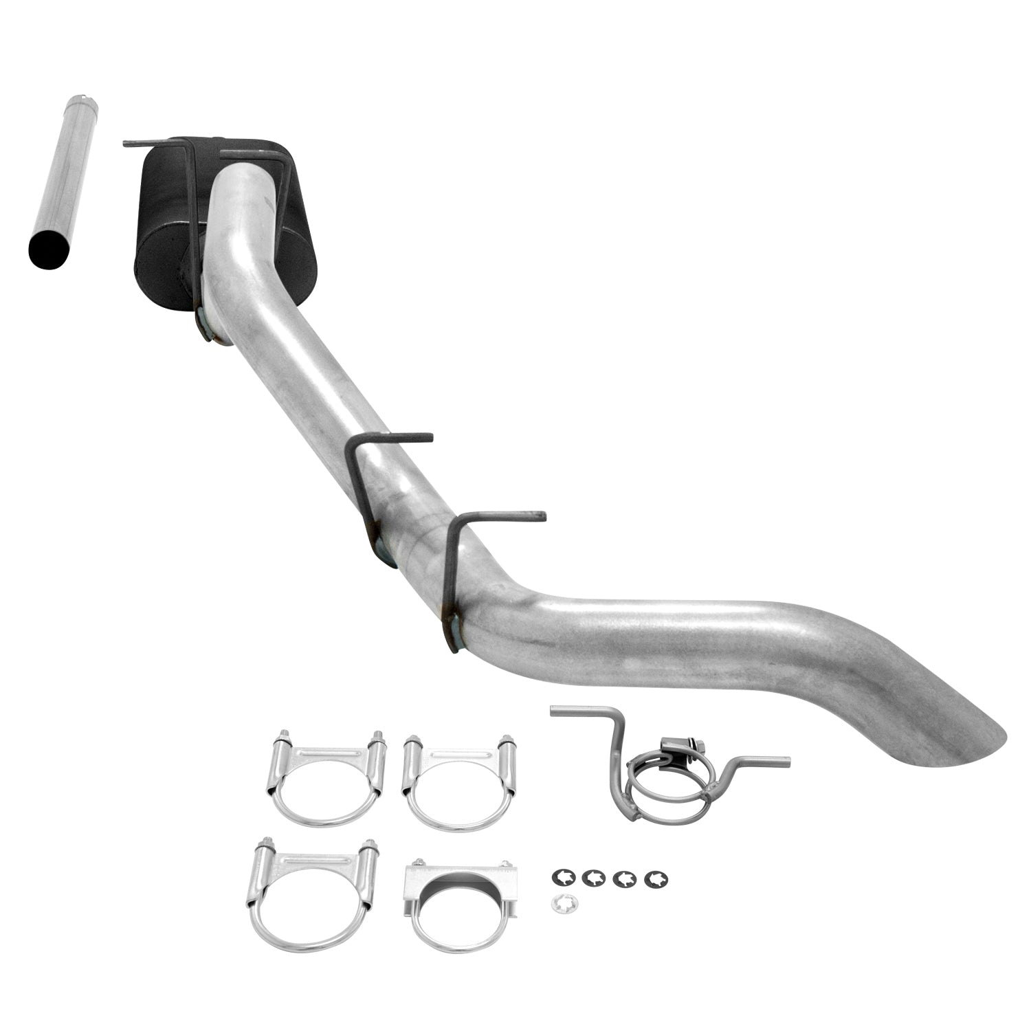 Force Ii Cat-Back Exhaust System 1998-2001 Dodge Ram 1500 Trucks 3.9L, 5.2L Or 5.9L Engines/ 1998-2002 2500/3500 With 5.9L Engine, Fits 2/4 Wheel Drive Models And All Wheelbases Moderate Sound Flowmaster