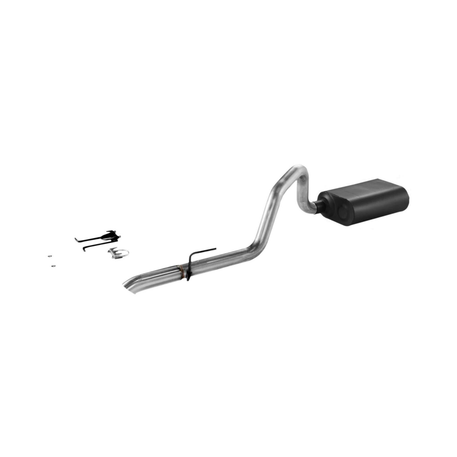 Force Ii Cat-Back Exhaust System 1991-1995 Jeep Wrangler With A 4.0L Ho Engine Fits 4-Wheel Drive Only Mild Sound Flowmaster
