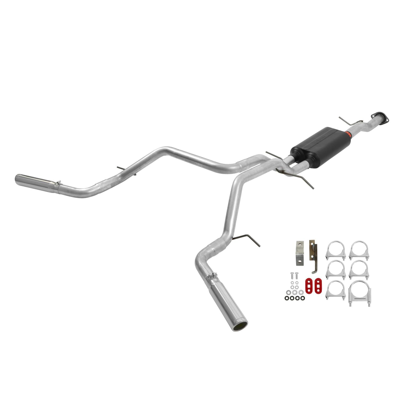 American Thunder Cat-Back Exhaust System 2007-2008 Chevrolet Tahoe And Gmc Yukon With 4.8L Or 5.3L Engine Fits 2/4 Wheel Drive Aggressive To Moderate Sound Flowmaster