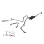 American Thunder Cat-Back Exhaust System Fits 2004-2007 (2007 Classic Only) Silverado/Sierra 1500 Trucks With 4.3L, 4.8L, 5.3L Engine Aggressive To Moderate Sound Flowmaster
