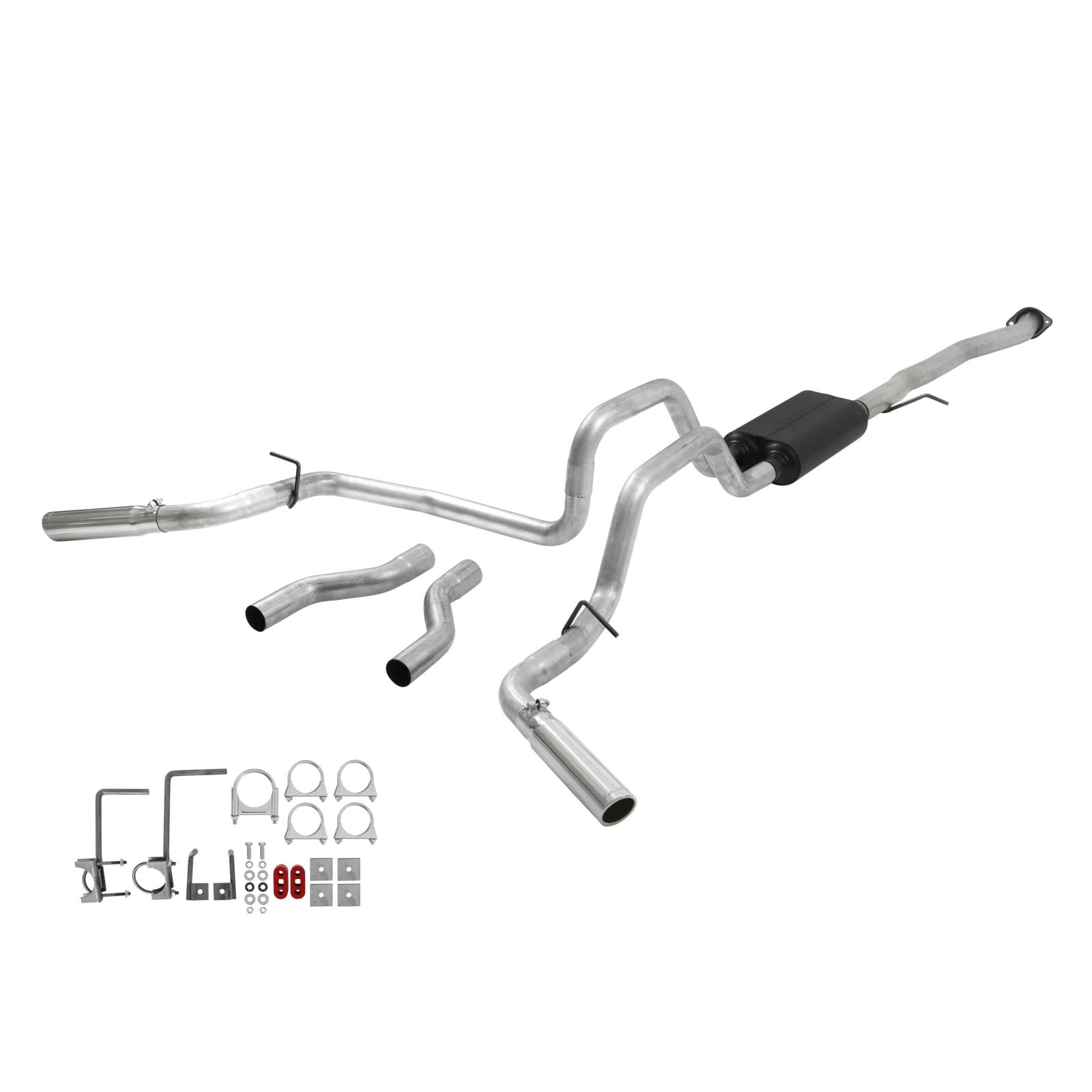 American Thunder Cat-Back Exhaust System Fits 2004-2007 (2007 Classic Only) Silverado/Sierra 1500 Trucks With 4.3L, 4.8L, 5.3L Engine Aggressive To Moderate Sound Flowmaster