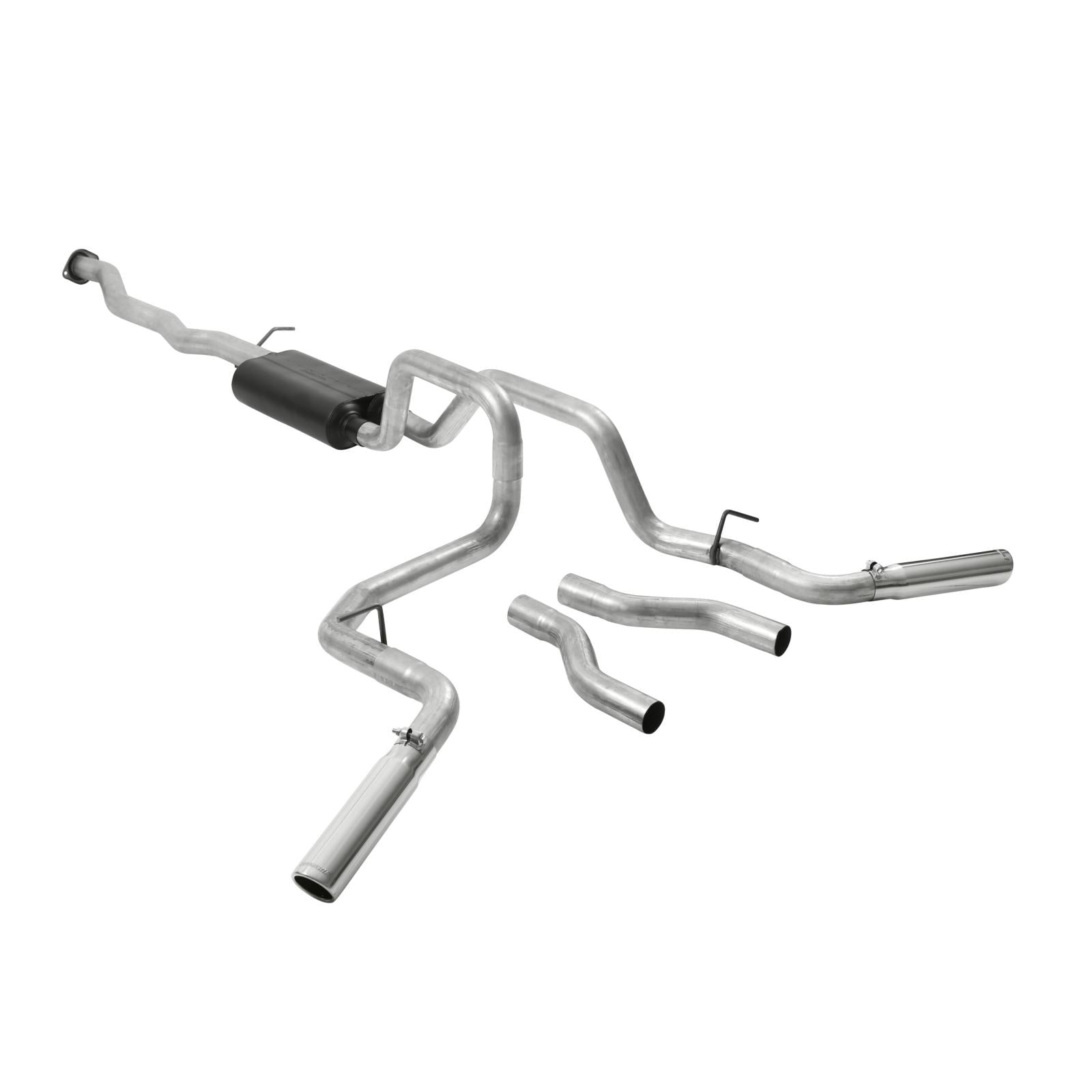 American Thunder Cat-Back Exhaust System Fits 2004-2007 (2007 Classic Only) Silverado/Sierra 1500 Trucks With 4.3L, 4.8L, 5.3L Engine Aggressive To Moderate Sound Flowmaster