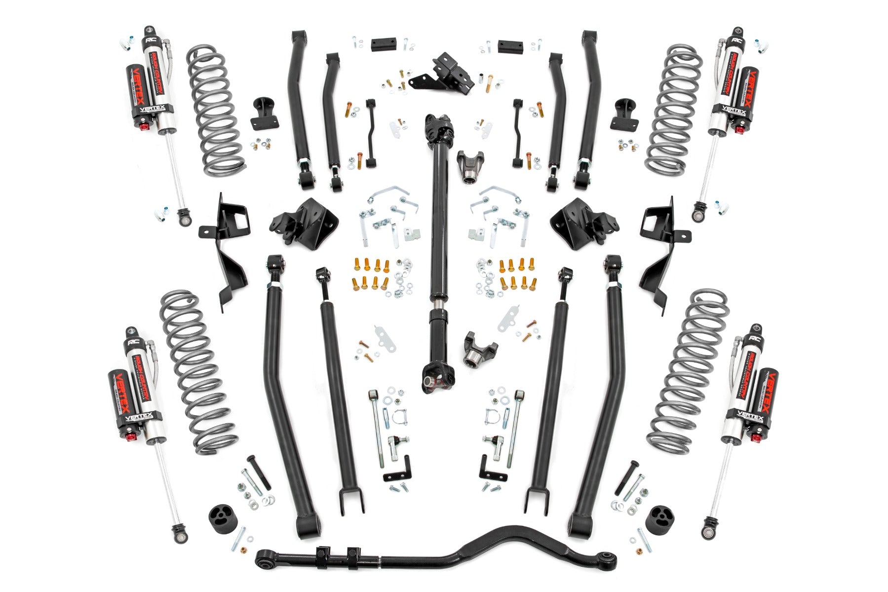 4 Inch Lift Kit | Long Arm | Vertex | Jeep Wrangler Unlimited 4WD (2018-2023)