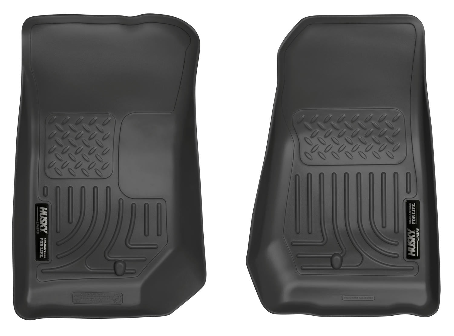 Weatherbeater Front Floor Liners For 2007-2013 Jeep Wrangler Husky Liners